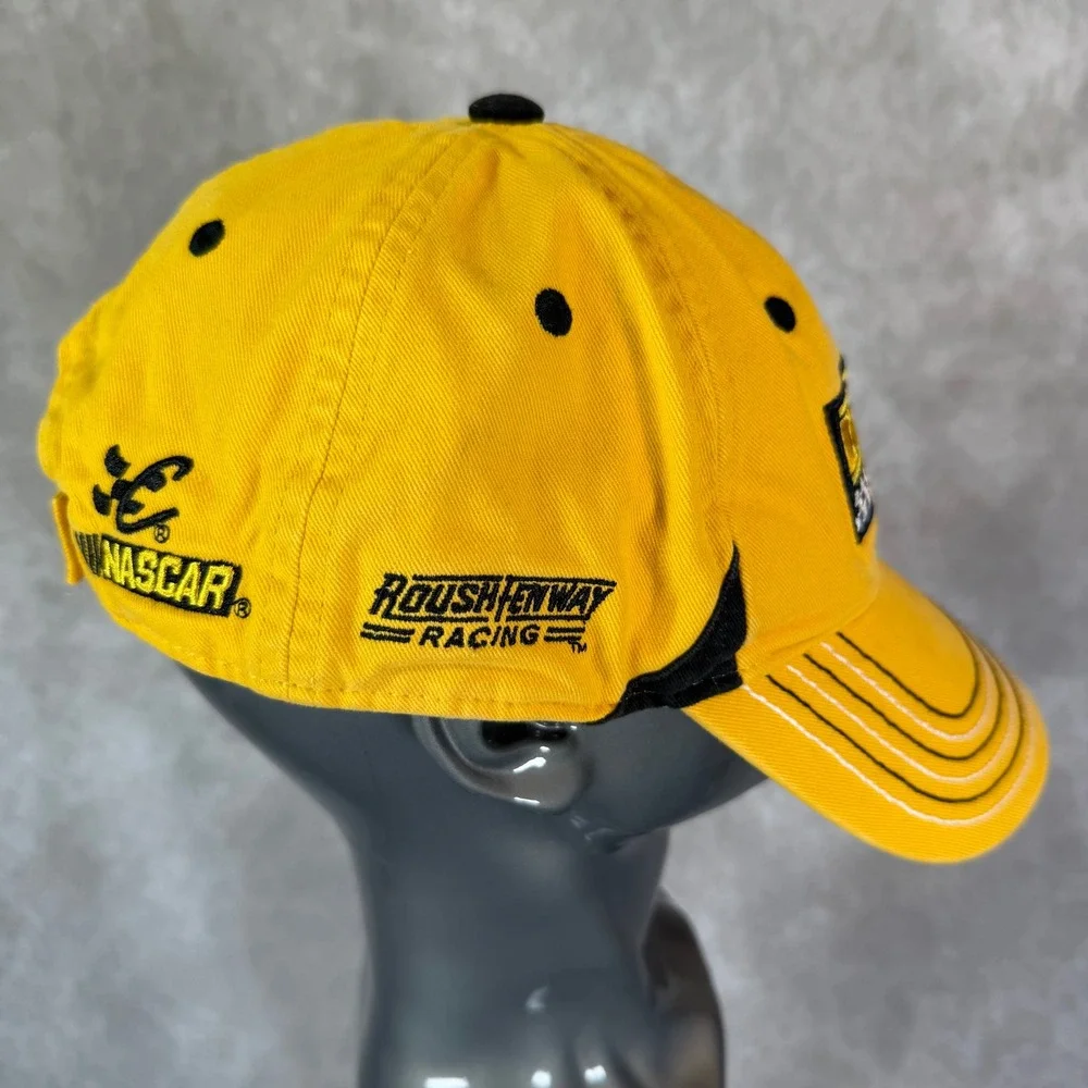 DeWalt NASCAR Racing Hat Mens OSFM Yellow Embroidered 17 Kenseth Chase Authentic